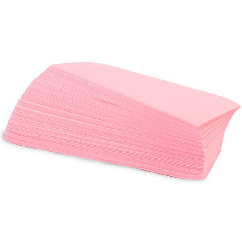 Pink Paper Waxing Strips