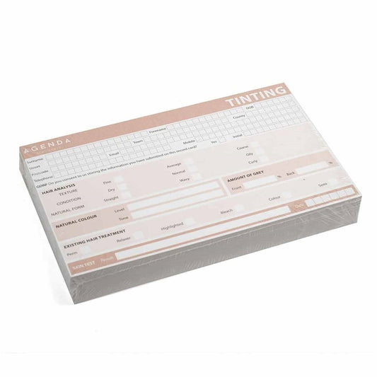 Tinting Record Cards