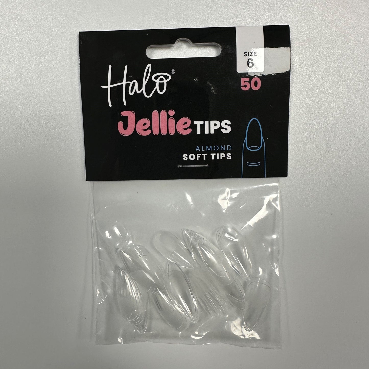 Halo Jelly Nail Tips Almond