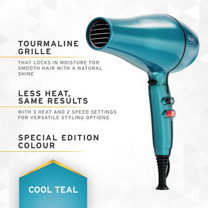 Wahl PRO KERATIN 2200W HAIR DRYER COOL TEAL