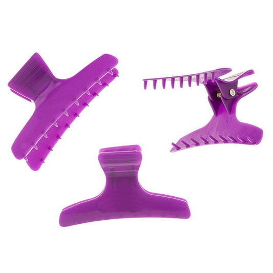 HG Butterfly clamps Purple