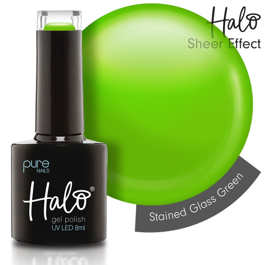 Halo Stained Glass Green