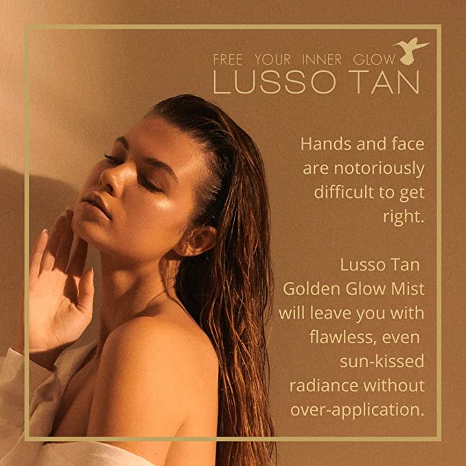 Lusso Tan Golden Glow Hand & Face Mist 100ml