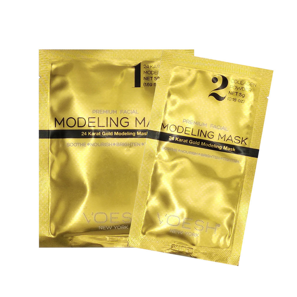 Facial Modeling Mask - Gold