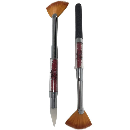 Fan Brush & Diamante Pick up