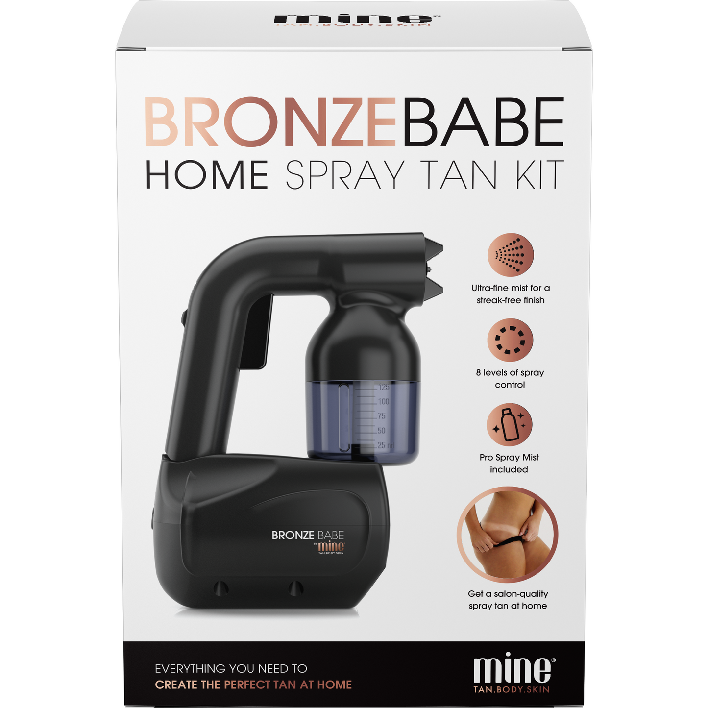 Bronze Babe Home Spray Tan Kit - Black