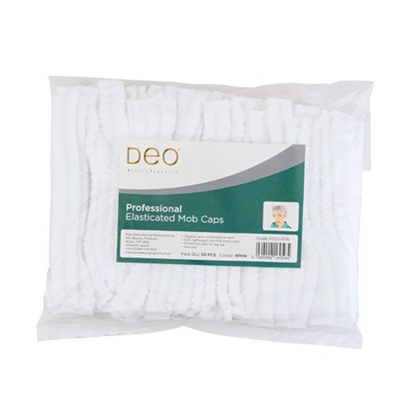Deo White Mop Caps