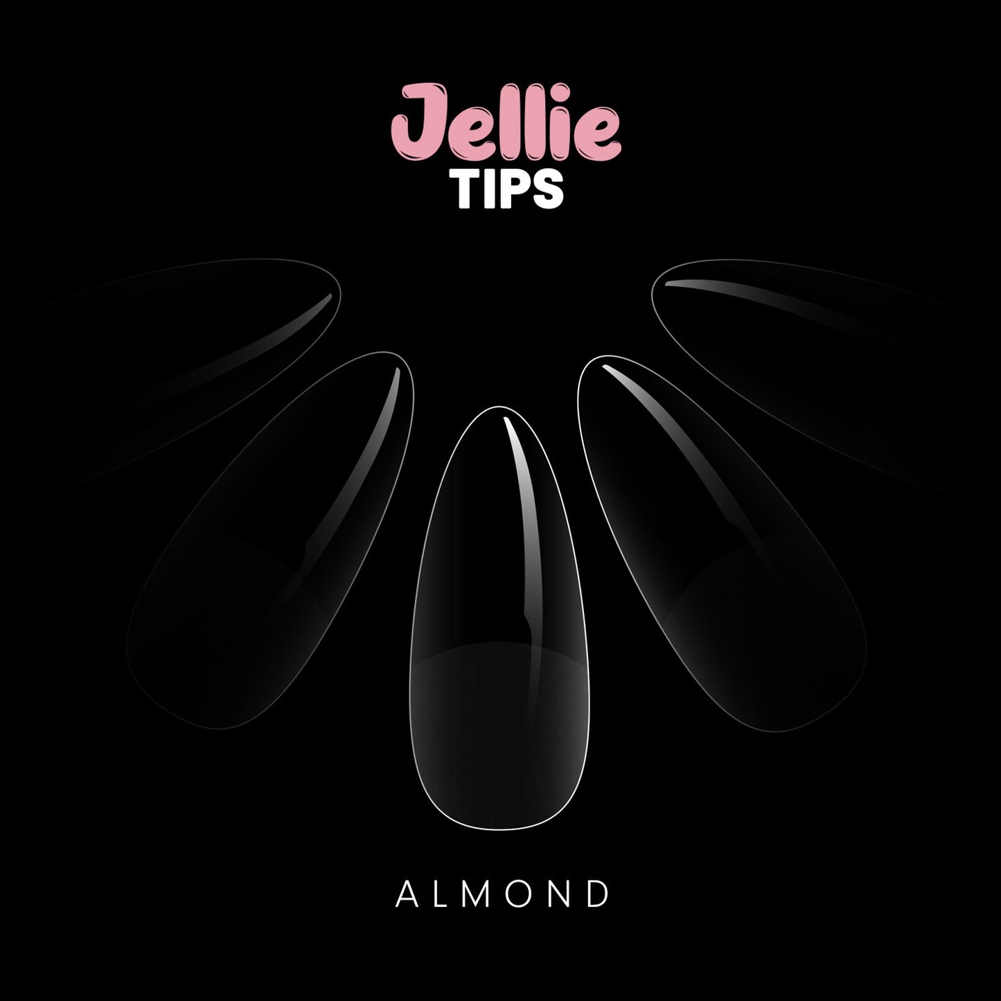 Halo Jelly Nail Tips Almond