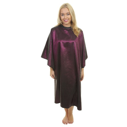 Rosa Cape - stud neck - pink