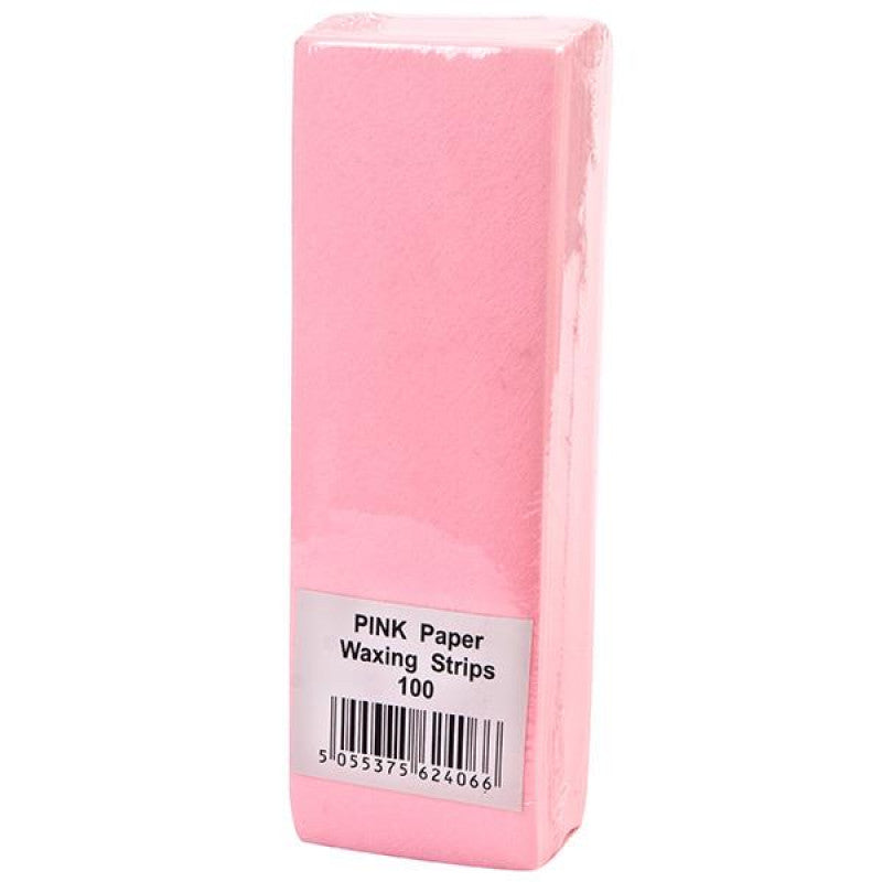 Pink Paper Waxing Strips