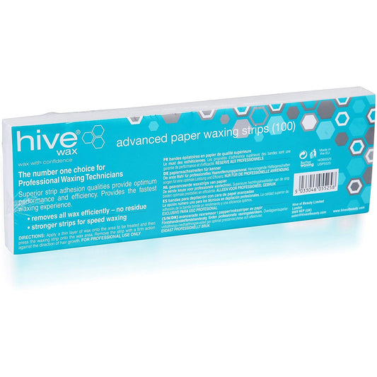 Paper Waxing Strips (100) 22cm x 7.5cm