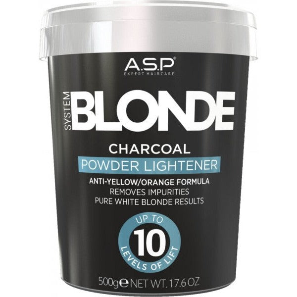 System Blonde 10 Level Charcoal Powder Lightener 500g