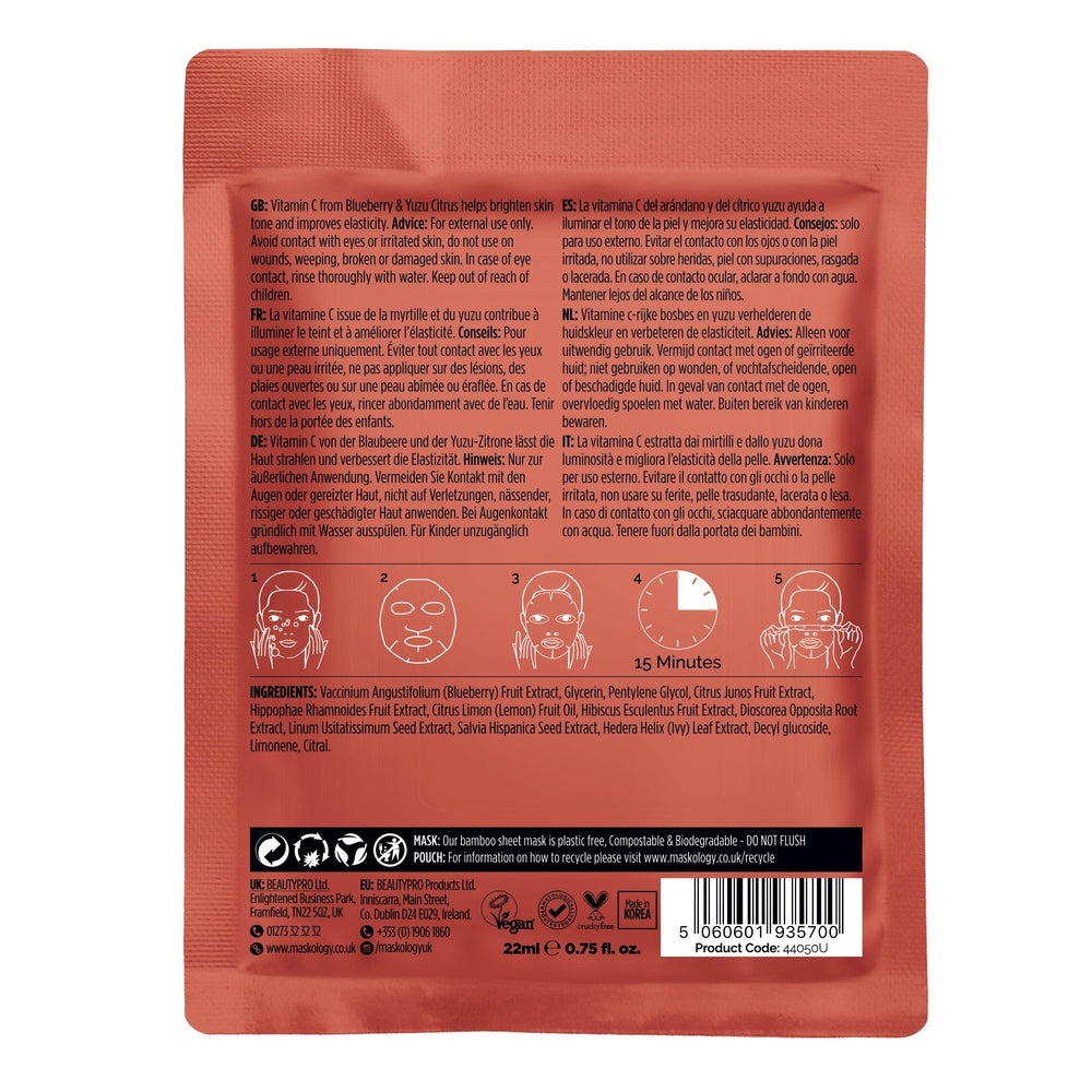 Maskology VITAMIN-C Professional Face Sheet Mask