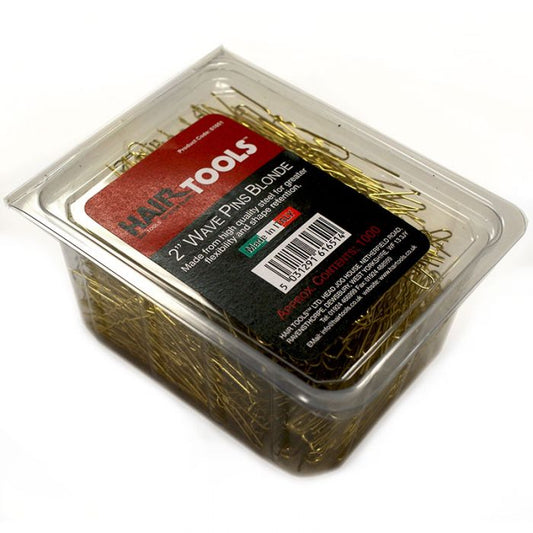 2" Waved pins Blonde (1000)