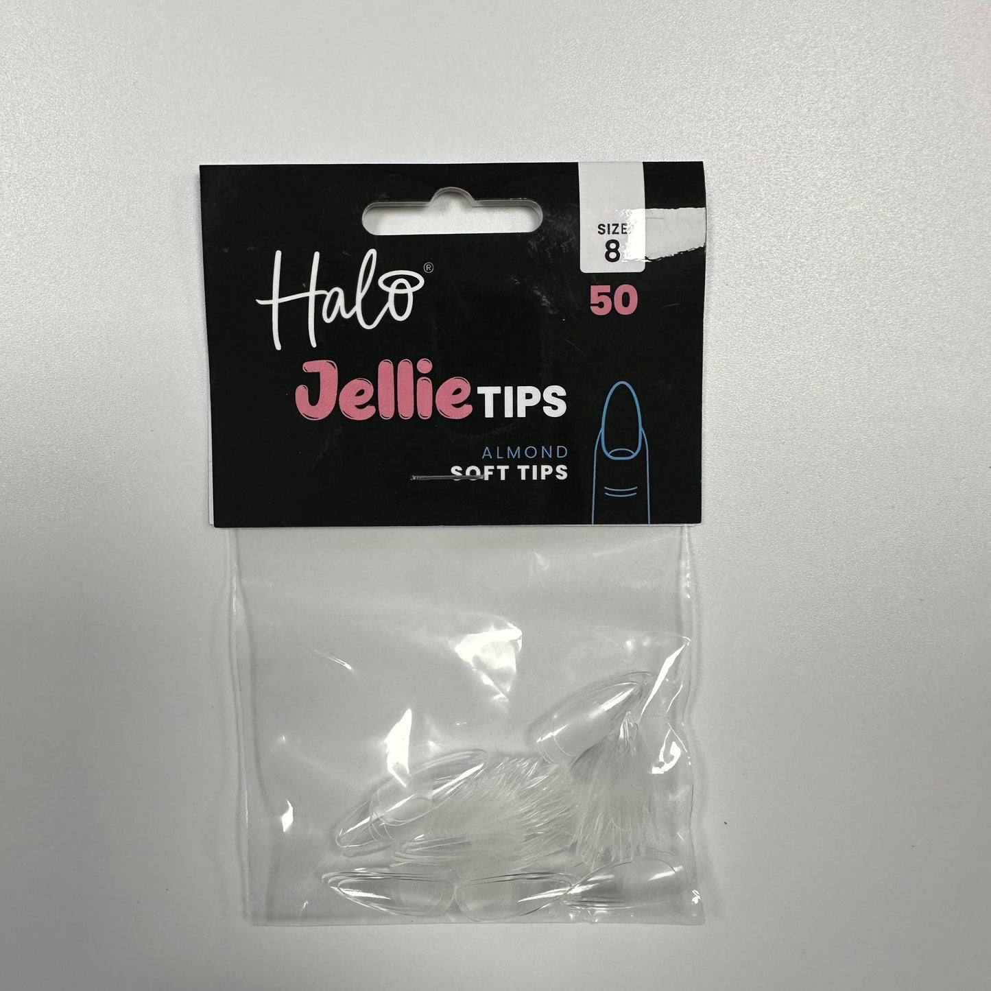 Halo Jelly Nail Tips Almond