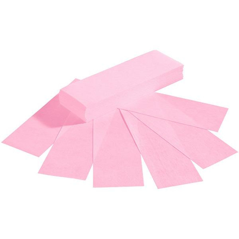Pink Paper Waxing Strips