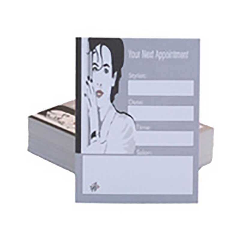Appointment Cards- Two colour grey/white