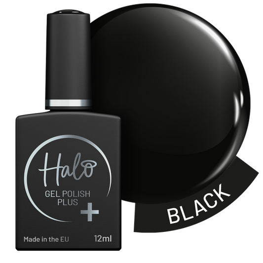 Halo Gel Polish Plus Black 12ml