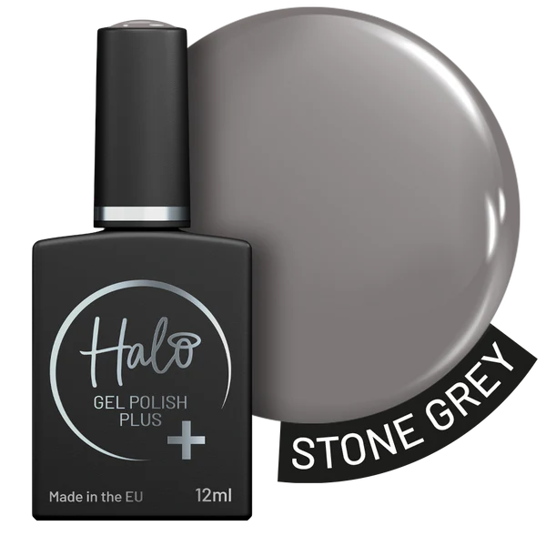 Halo Gel Polish Plus Stone Grey 12ml