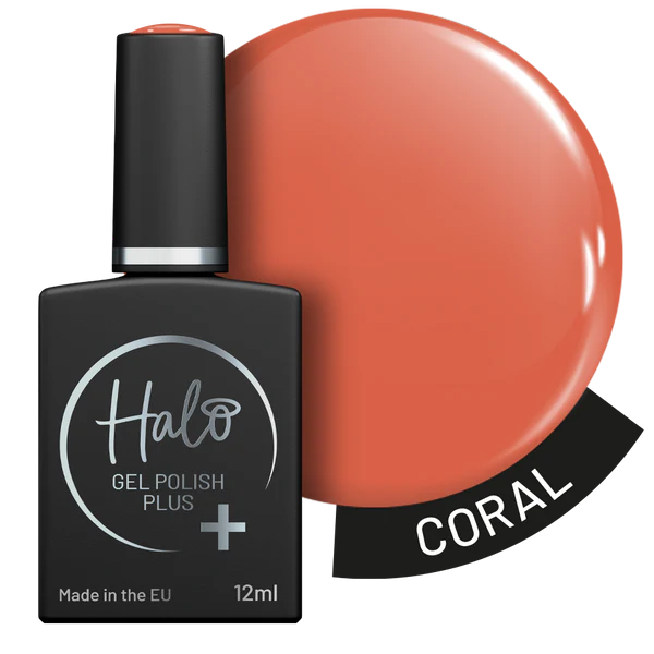 Halo Gel Polish Plus Coral 12ml