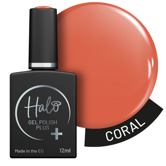 Halo Gel Polish Plus Coral 12ml