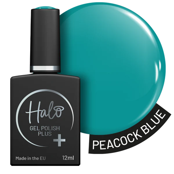 Halo Gel Polish Plus Peacock Blue 12ml