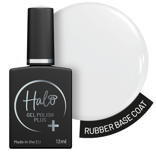 Halo Gel Polish Plus Rubber Base Coat 12ml
