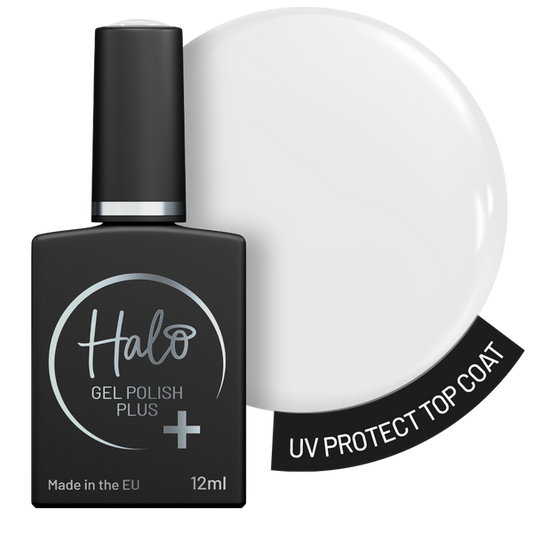 Halo Gel Polish Plus UV Protect Top Coat 12ml
