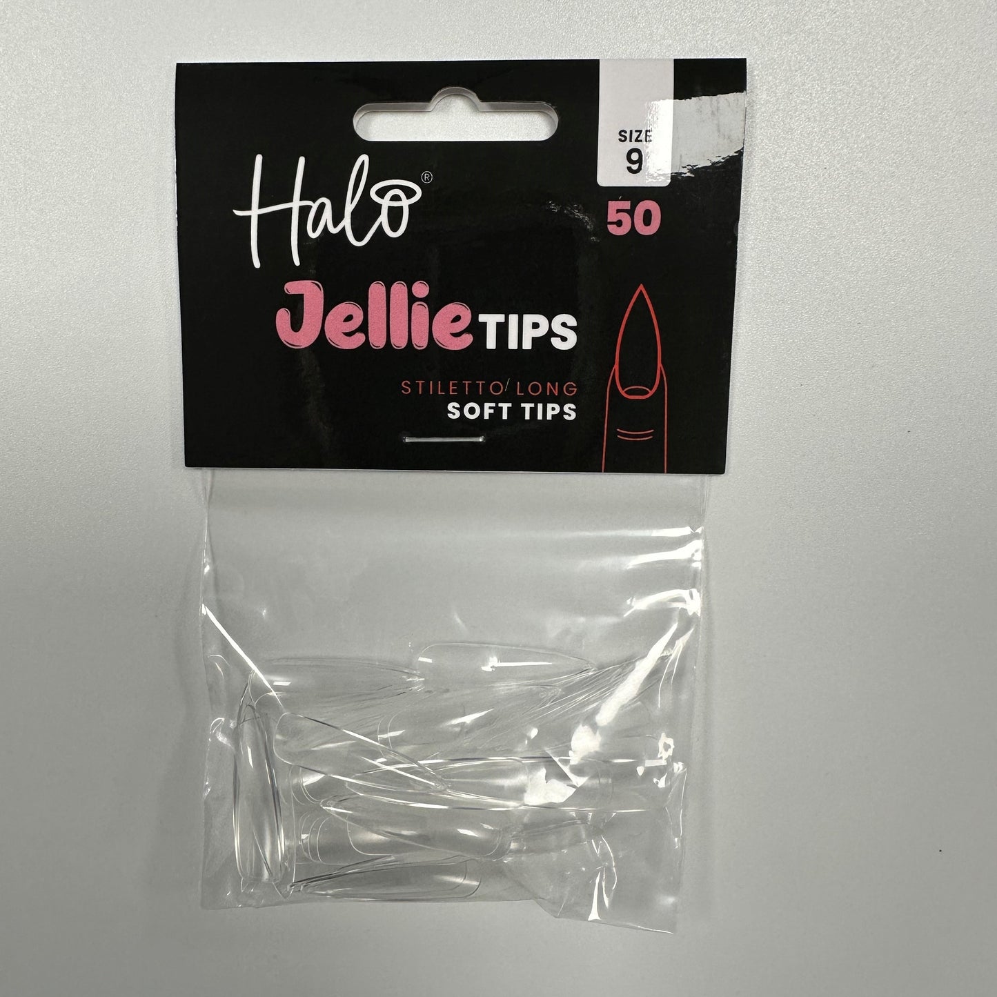 Halo Jellie tips Stiletto Long
