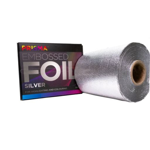 Prisma PopUp Embossed Foil - Silver (120mm x 100m) (Single)