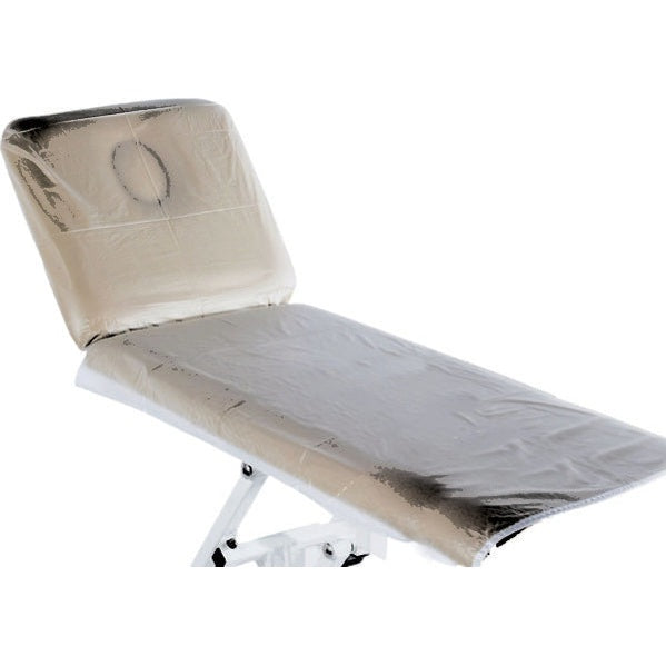 Couch Cover PVC with tie tapes Clear