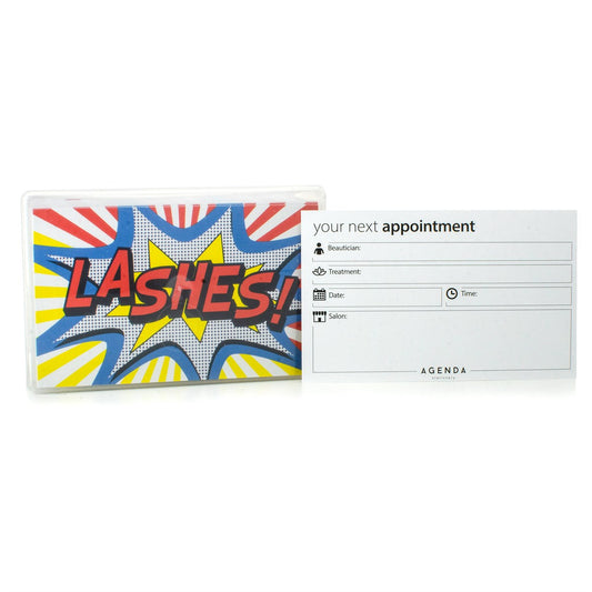 Pop Art Appointment Card Lashes