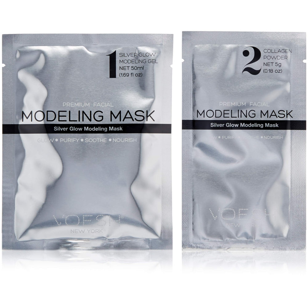 Facial Modeling Mask - Silver Glow