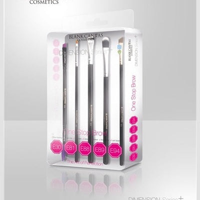 BC One stop brow brush set