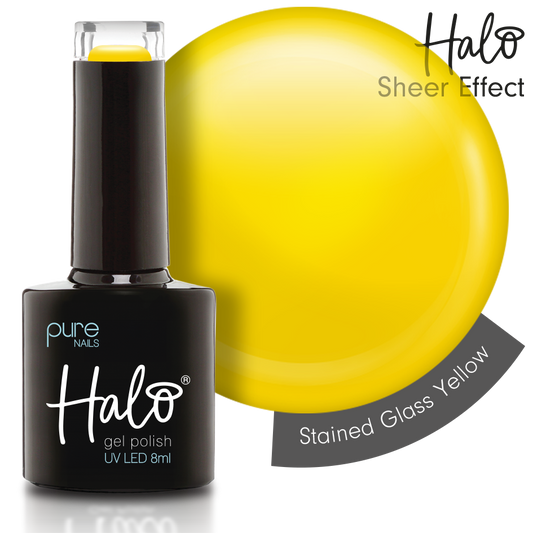 Halo Stained Glass Yellow