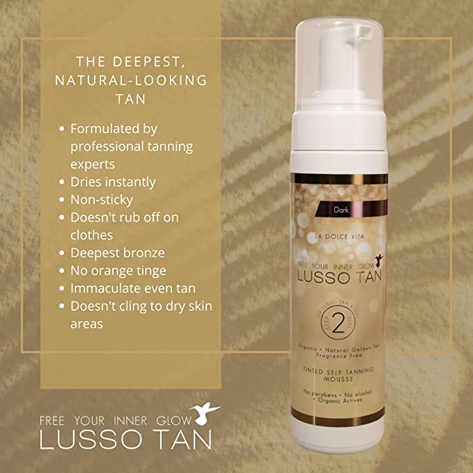 Lusso Tan Mousse - Dark Tanning Mousse 200ml