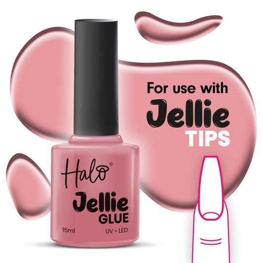 HALO JELLIE BRUSH ON GLUE UV/LED 15grm pk 12