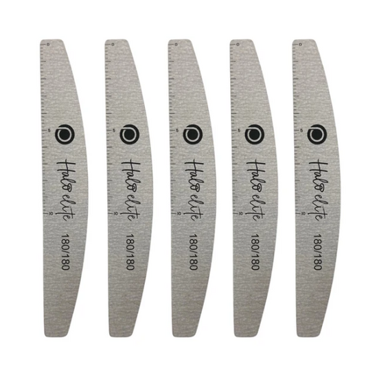 Elite half moon Zebra files 180/180 50pk