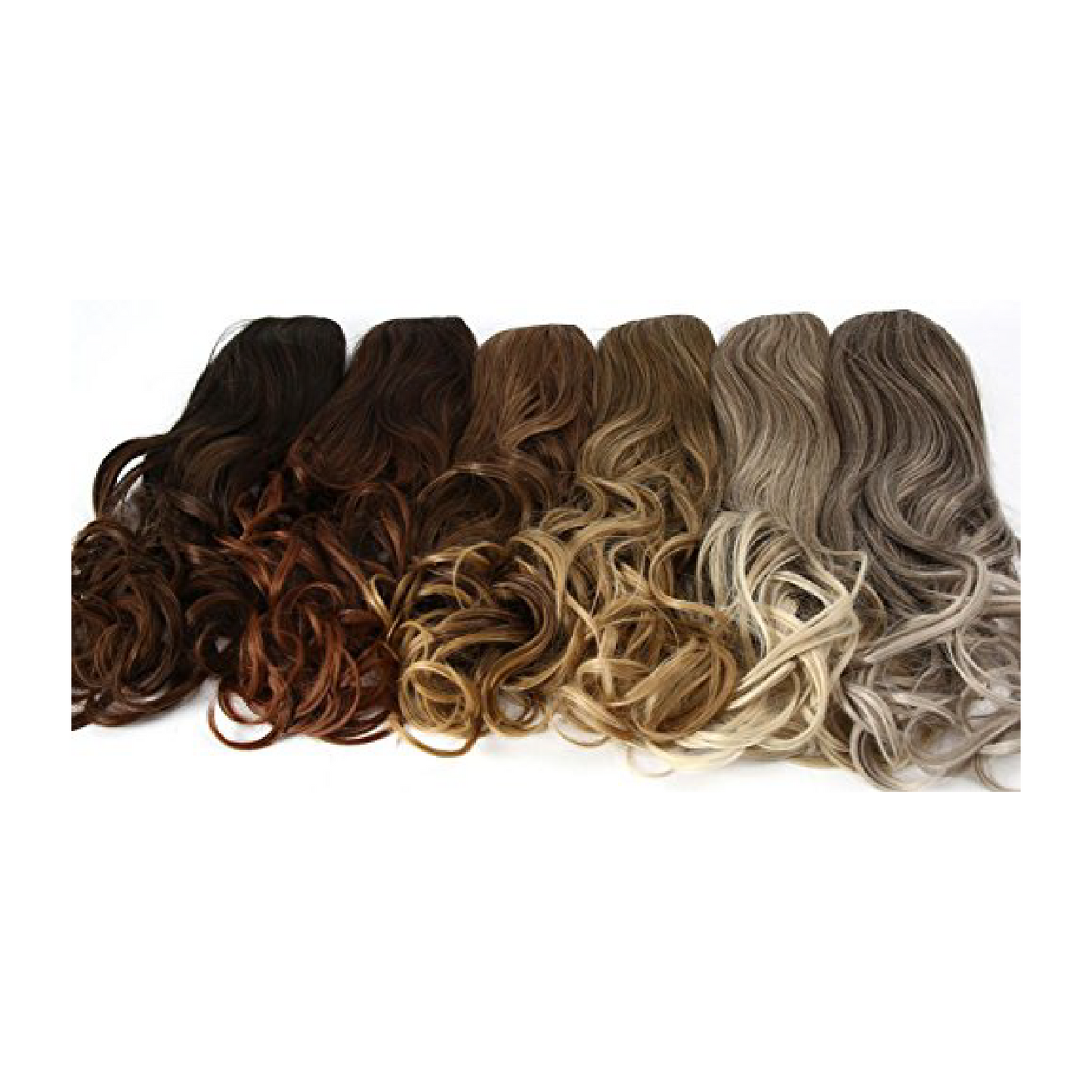 18" One Piece Curly Clip In
