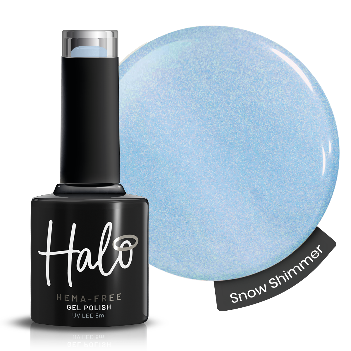 Halo Gel Polish 8ml Snow Shimmer