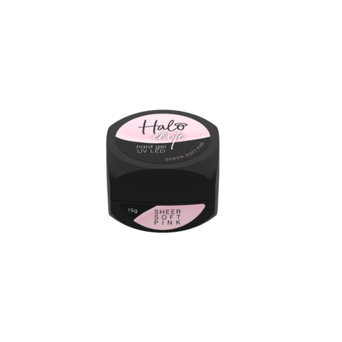 Halo hard gel sheer soft pink 15g
