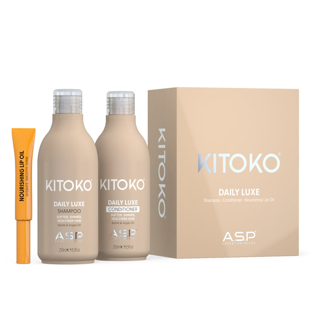 Kitoko Daily Luxe Gift Set with Mango Lip Oil