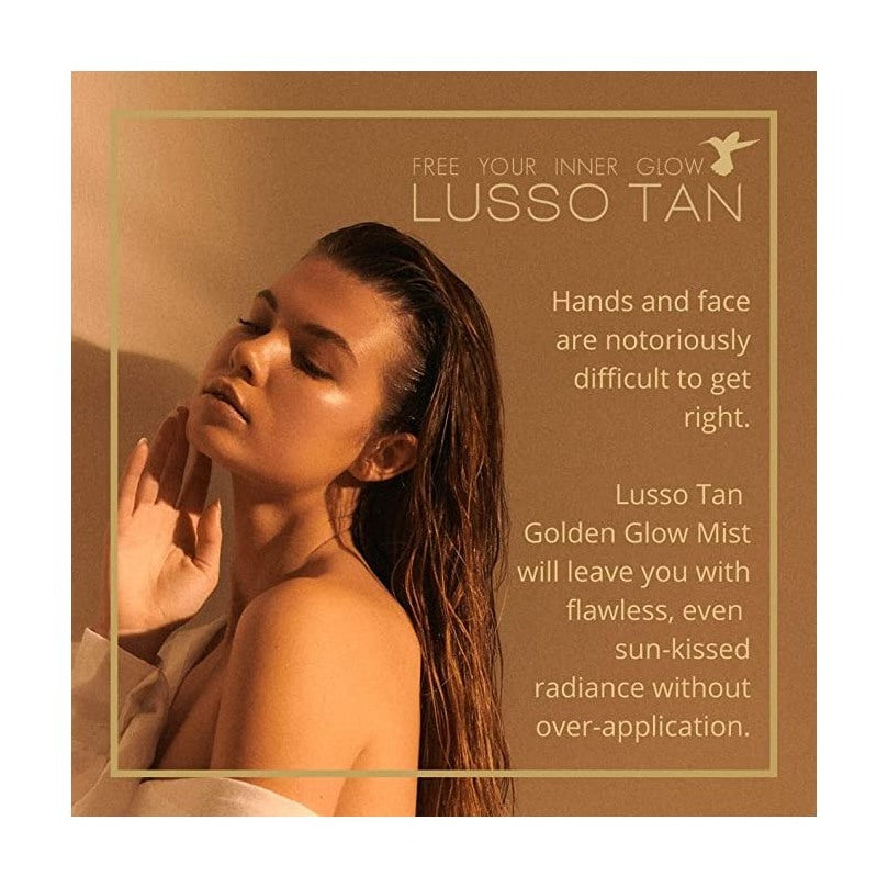 Lusso Tan Golden Glow Hand & Face Mist 100ml