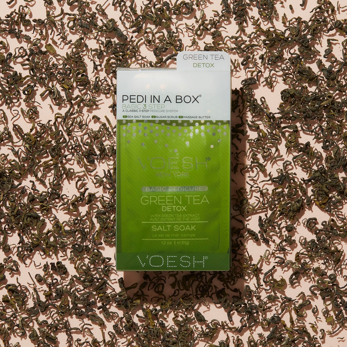 Pedi in a Box (Waterless 3 Step) Green Tea
