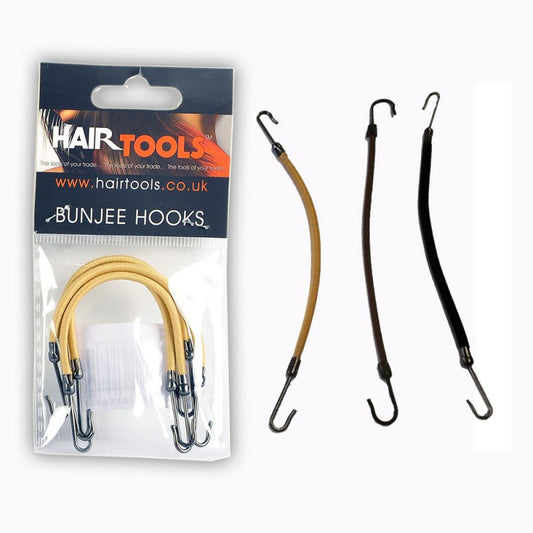 HAIR TOOLS BUNJEE HOOKS BROWN