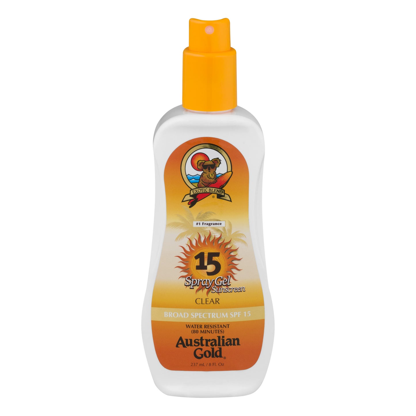 Australian Gold SPF 15 Clear spray gel 237ml