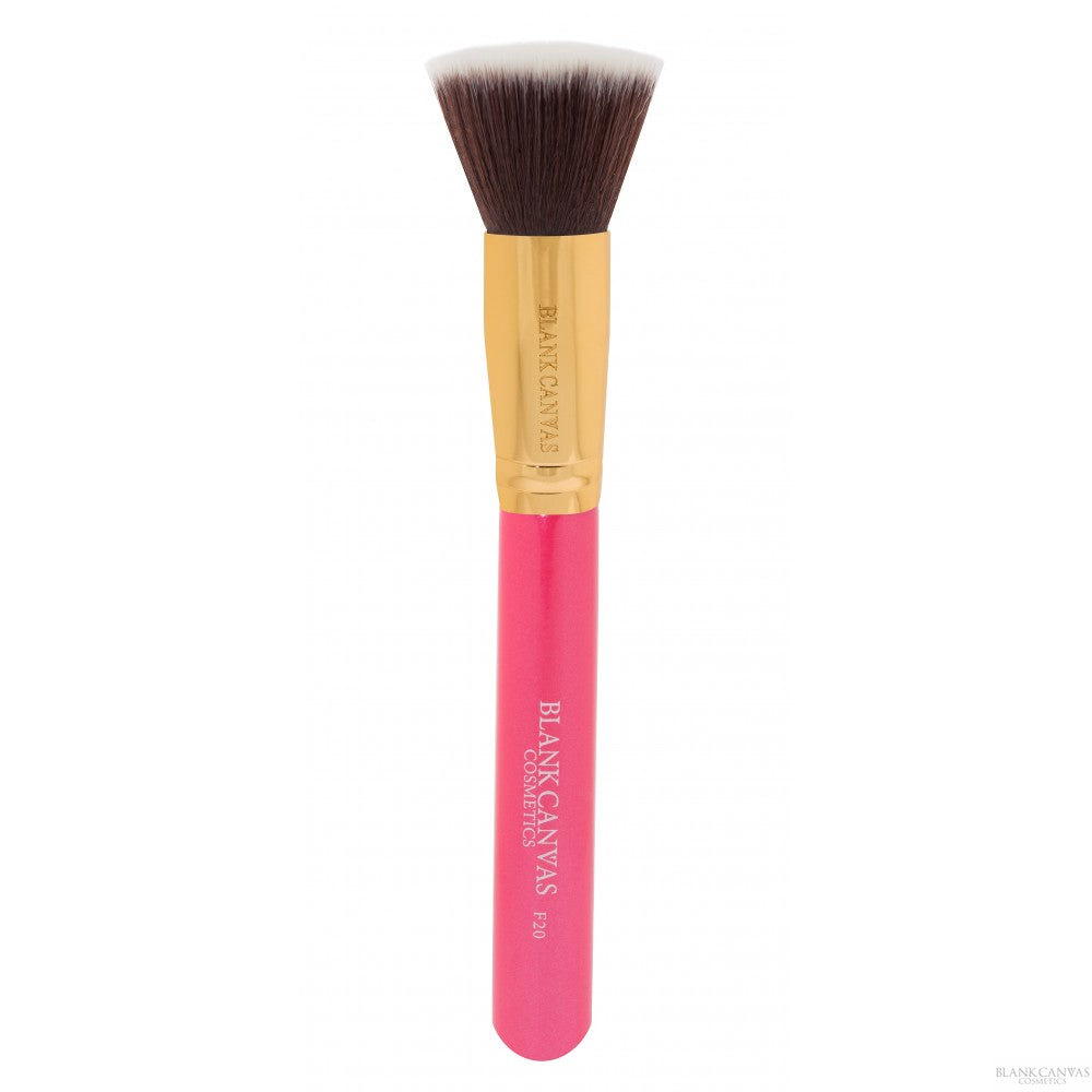 F20 Foundation Brush Hot Pink Gold