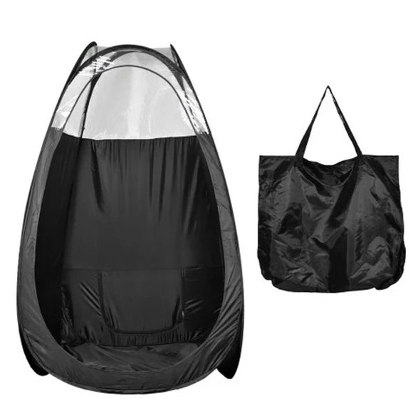 Pop Up Tan Tent Black