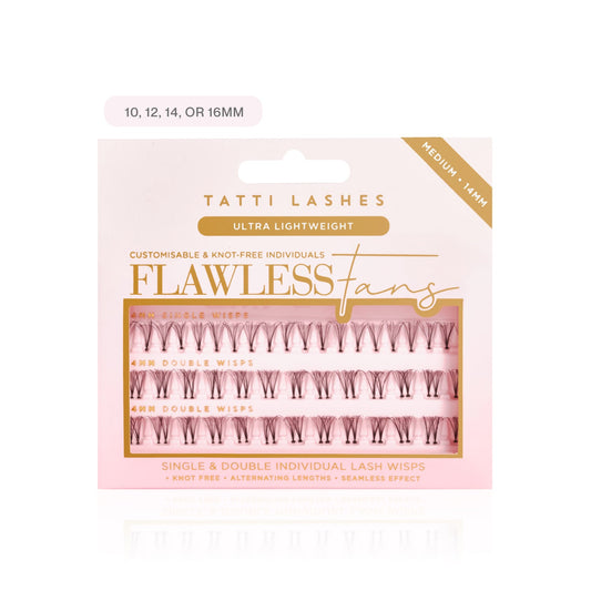 Tatti Lashes Flawless Fans Single Length 14mm