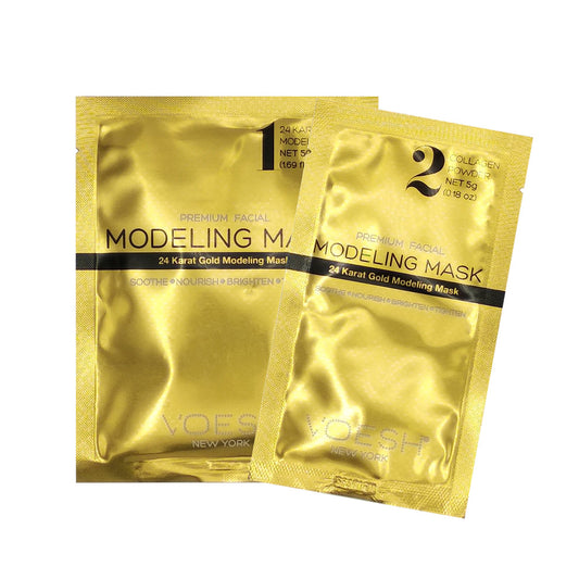 Facial Modeling Mask - Gold